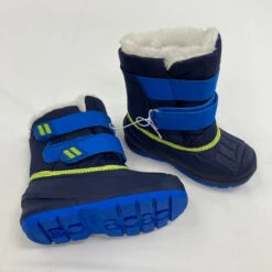 Cat & Jack Navy Color Block Boots 8