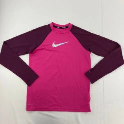 Nike Pink Swim Top Large