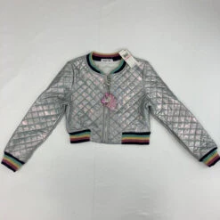 Beautees Quilted Bomber Jacket 10 Yr