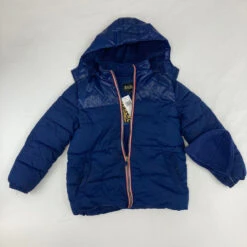 Ixtreme Blue Puff Jacket With Hat Medium
