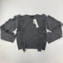 Aqua Knitted Twist Tops Large