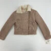 Blueberi Gold Taupe Suede Jacket 5 Yr