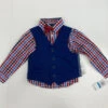 Nautica Tonal Windowpane Vest 3-pc Set 24 Mth -Children Fashion Clothing IMG 1653 58618.1600967190