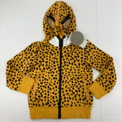 Stella McCartney Cheetah Dots Hoodie Zip Up 6 Yr
