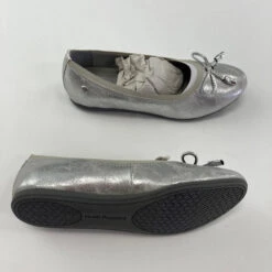 Hush Puppies Josie Silver Flats 2