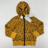 Stella McCartney Cheetah Dots Hoodie Zip Up 4 Yr