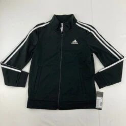 Adidas Zip Front Icon Sweatshirt M 10/12 Yr