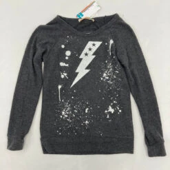 Vintage Havana Lightening Bolt Top Large