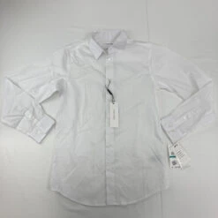 Calvin Klein Replen Solid Stretch Button Up 16 Reg