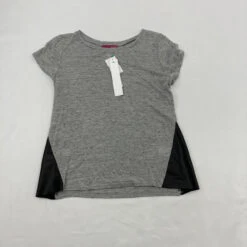 Aqua Speckled Leather Shirt Large