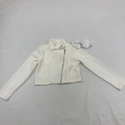 Beautees Zip Up Jacket With Bow 12 Yr