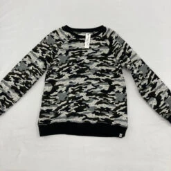 Sovereign Code Black Gray Camo Sweater 14-16 Yr