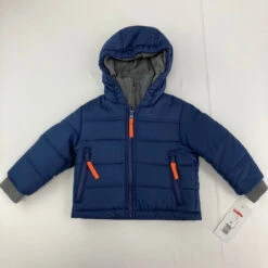 Rothschild Navy Puffer Jacket 12 Mth