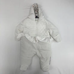 Calvin Klein White Ruffle Snow Suit 3-6 Mth