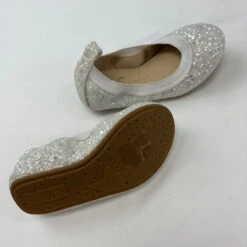 Yosi Samara Sparkly Cream Shoes Size 8C