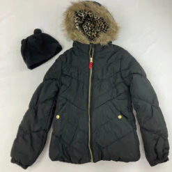 Weather Tamer Chevron Quilt Puffer Jacket L 14-16 Yr