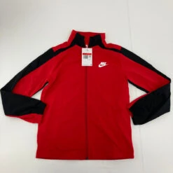 Nike Boy's Large Red/Black Zip Up Sweatshirt
