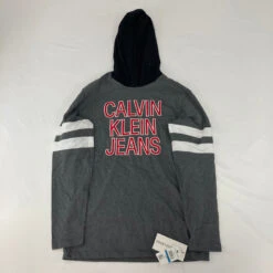 Calvin Klein Gray Logo Hoodie 18-20 Yr