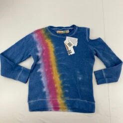 Vintage Havana Tie Dye Open Shoulder Sweater L 14 Yr