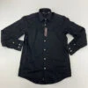 Michael Kors Solid Black MK Dress Shirt 14R -Children Fashion Clothing IMG 4353 80129.1645810692