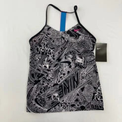 Nike Swoosh Logo Swim Top Large 12-13 Yr