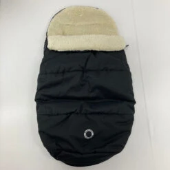 Maxi-Cosi Maxi Cosi Solid Black Sherpa Lined Footmuff