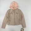 Joujou Pink Vegan Leather Jacket Medium