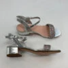 BCB Girls Silver Glitter Heels 5M