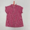 Aqua Striped Blouse Medium -Children Fashion Clothing IMG 6188 52828.1593725928
