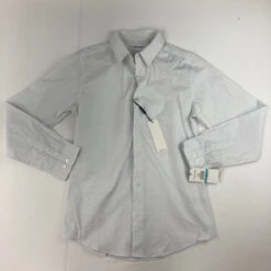 Calvin Klein Square Print Dress Shirt 16 Reg