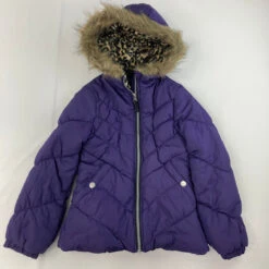 Weather Tamer Chevron Quilt Puffer Jacket S 7-8 Yr