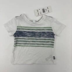 Splendid Striped White Tee 6-12 Mth