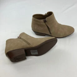 Sam Edelman Taupe Suede Boots Size 4