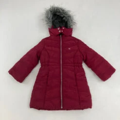 Calvin Klein Burgundy Zip Up Jacket 4T