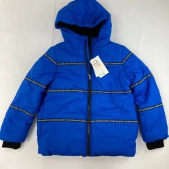 Calvin Klein Logo-Tape Bubble Jacket Small 8 Yr