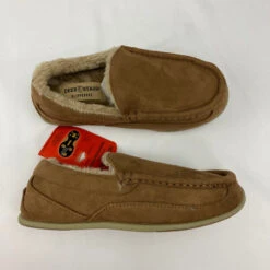 Deer Stags Tan Soft House Shoes Size 6