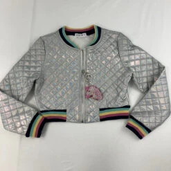 Beautees Quilted Bomber Jacket 12 Yr